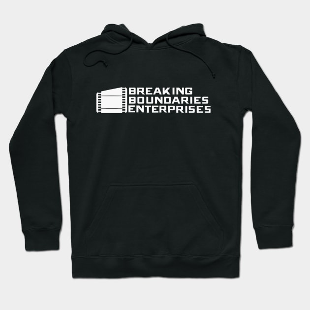 BBE White Logo Hoodie by X the Boundaries